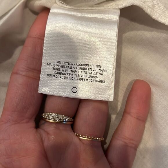 Tahari White Sleeveless Button Down - Picture 7 of 9